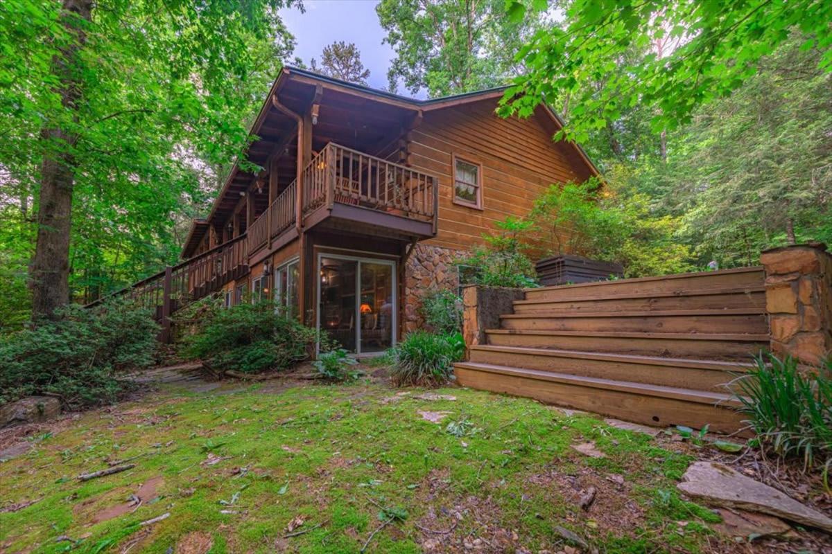 Villa Waterfront Mountain Cabin With Hot Tub à Blue Ridge Extérieur photo