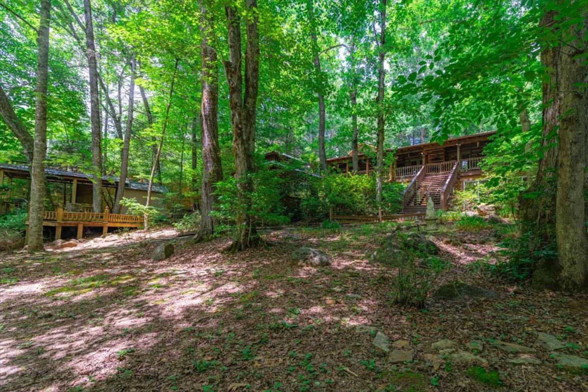 Villa Waterfront Mountain Cabin With Hot Tub à Blue Ridge Extérieur photo