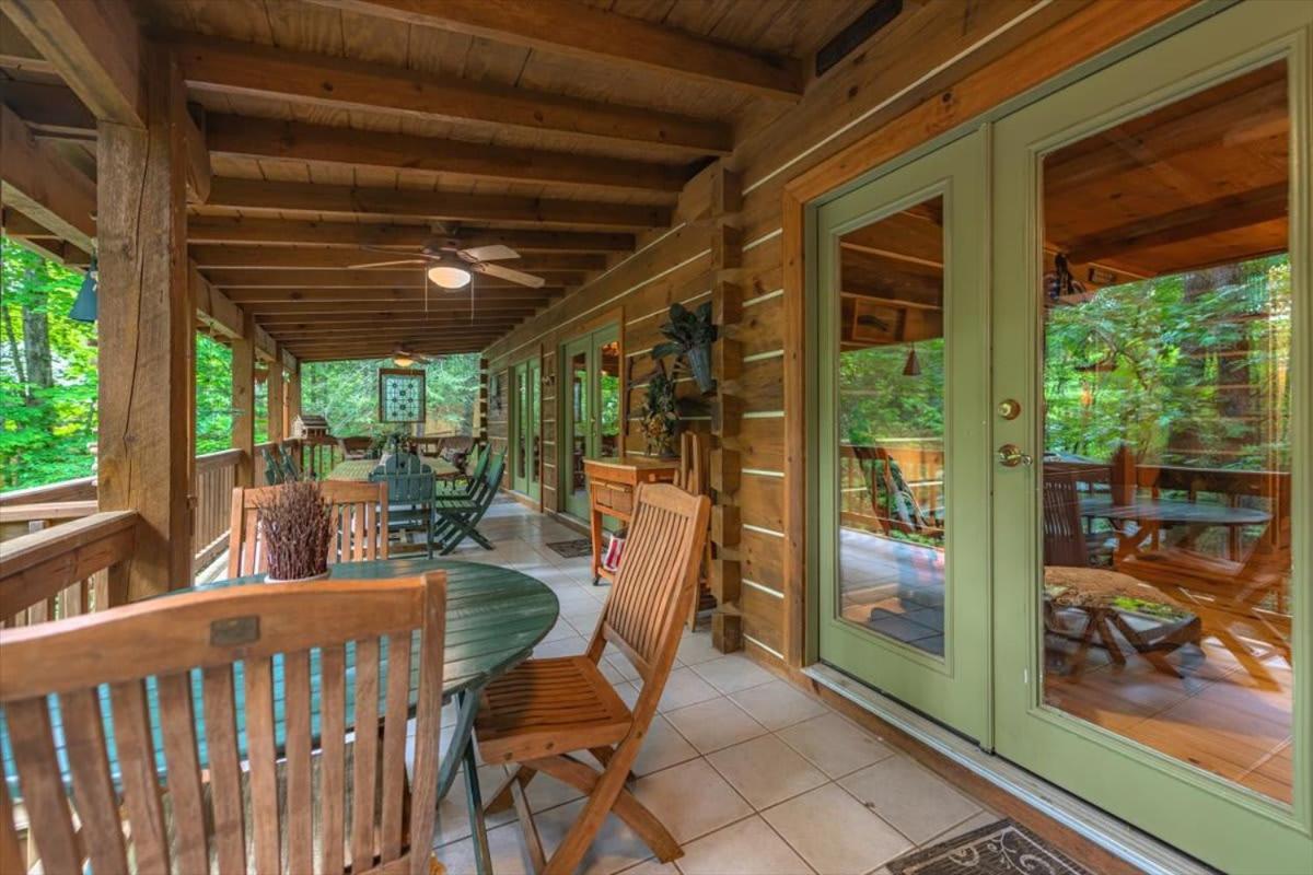 Villa Waterfront Mountain Cabin With Hot Tub à Blue Ridge Extérieur photo