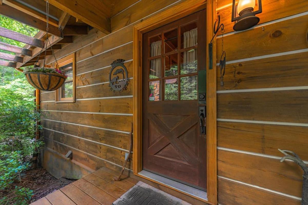 Villa Waterfront Mountain Cabin With Hot Tub à Blue Ridge Extérieur photo
