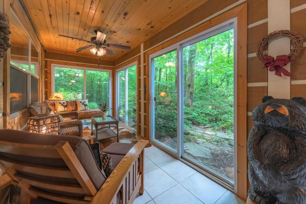 Villa Waterfront Mountain Cabin With Hot Tub à Blue Ridge Extérieur photo