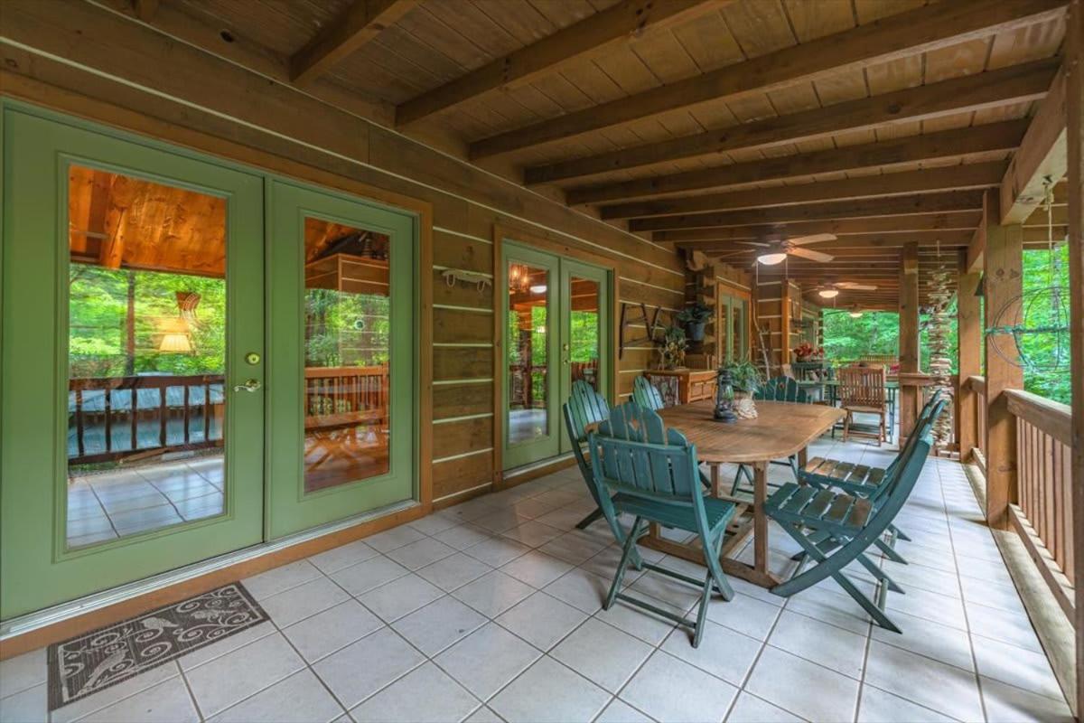 Villa Waterfront Mountain Cabin With Hot Tub à Blue Ridge Extérieur photo