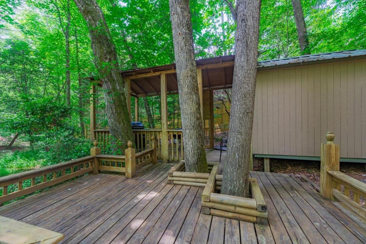 Villa Waterfront Mountain Cabin With Hot Tub à Blue Ridge Extérieur photo